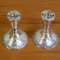 Vintage Raimond Pair Of Sterling Silver Candlesticks