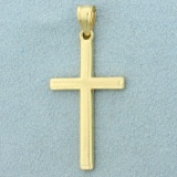 Cross Pendant In 14k Yellow Gold