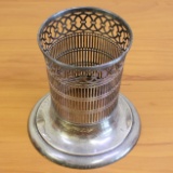 Vintage Numbered Bailey Banks & Biddle Sterling Silver Vase Holder