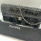Authentic Chanel 3-way Flap Bag Black Patent Camellia East West