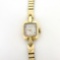 Antique 14k Solid Gold Case Woman's Hamilton Windup Wristwatch In 14k Yellow Gold