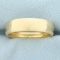 Men's Wedding Band Ring In 14k Yellow Gold