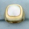 Vintage Mother Of Pearl Ring In 14k Yellow Gold