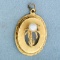 Palm Tree Pendant In 14k Yellow Gold