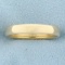 Mens Comfort Fit Wedding Band Ring In 14k Yellow Gold