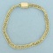 Triple Rope Link Bracelet In 14k Yellow Gold