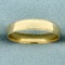 Mens 4mm Wedding Band Ring In 14k Yellow Gold