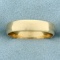 Mens Wedding Band Ring In 14k Yellow Gold
