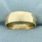 Mens Wide 7mm Wedding Band Ring In 14k Yellow Gold