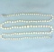 Vintage 28 Inch Graduated Akoya Pearl Necklace With 14k White Gold Clasp