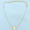 Italian Made Ball Bead Snake Link Necklace In 14k Yellow Gold