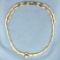 Akoya Pearl Solitaire Necklace In 14k Yellow Gold