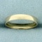 Wedding Band Ring In 14k Yellow Gold