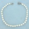 Cultured Pearl Bracelet With Sterling Silver Clasp
