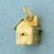 Home Charm Or Pendant In 14k Yellow Gold