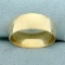 Mens Wide Wedding Band Ring In 10k Yellow Gold