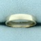 Womens Wedding Band Ring In 14k White Gold