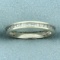 Diamond Wedding Band Ring In 14k White Gold