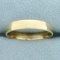 Mens Wedding Band Ring In 10k Yellow Gold