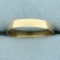Mens Wedding Band Ring In 14k Yellow Gold