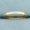 Thin Wedding Band Ring In 14k Yellow Gold