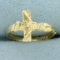 Crucifix Ring In 14k Yellow Gold