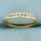 Womens Diamond Wedding Band Ring In 14k Yellow Gold