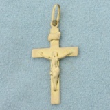 Crucifix Pendant In 14k Yellow Gold