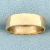 Wedding Band Ring In 18k Yellow Gold