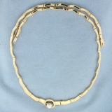 Akoya Pearl Solitaire Necklace In 14k Yellow Gold