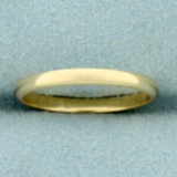 Thin Wedding Band Ring In 14k Yellow Gold