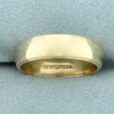 5.5mm Wedding Band Ring In 14k Yellow Gold