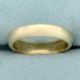 Womans Wedding Band Ring In 14k Yellow Gold