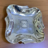 Peru Inca God Decorative Candy Dish In Sterling Silver
