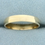 Mens Wedding Band Ring In 10k Yellow Gold