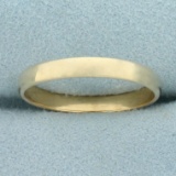 Wedding Band Ring In 14k Yellow Gold