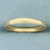 Womens Wedding Band Ring In 14k Yellow Gold