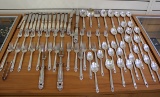International Royal Danish 75 Piece Sterling Silver Flatware Set
