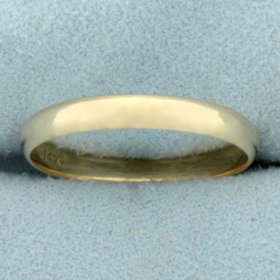 Wedding Band Ring In 14k Yellow Gold