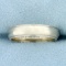 Milgrain Beaded Edge Wedding Band Ring In 14k White Gold