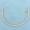 12ct Tw Cz Tennis Bracelet In 14k Yellow Gold