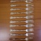 Antique Set Of 10 Nils Johan Nij4 Silverplate Pie Dessert Forks