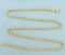 19 1/2 Inch Rope Link Chain Necklace In 18k Yellow Gold