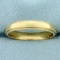 Mens Milgrain Beaded Edge Wedding Band Ring In 14k Yellow Gold