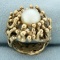 Hand Crafted Akoya Pearl Solitaire Ring In 14k Yellow Gold