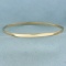 Classic Bangle Bracelet In 10k Yellow Gold