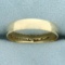 Wedding Band Ring In 14k Yellow Gold