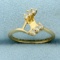 Diamond Ring Jacket In 14k Yellow Gold