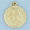 Scorpio Medallion Pendant Or Charm In 14k Yellow Gold