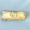 Vintage Convertible Car Pendant In 14k Yellow Gold